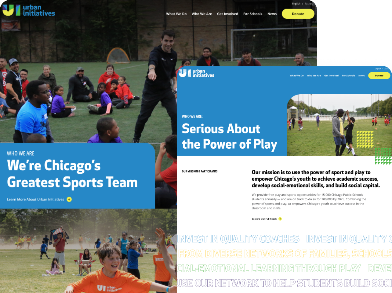 Screen shots from website.